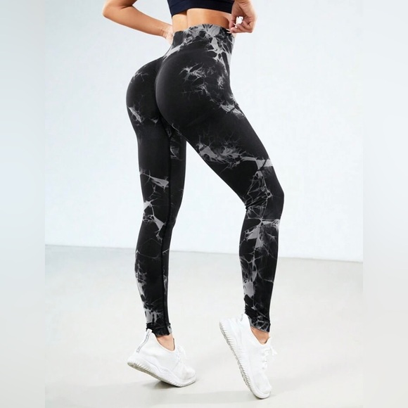 Marble butt scrunch leggings - Picture 1 of 3